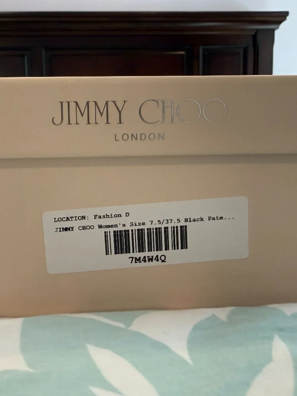 JImmy Choo Alina Pat Shoes Size 37.5 - Picture 9 of 9